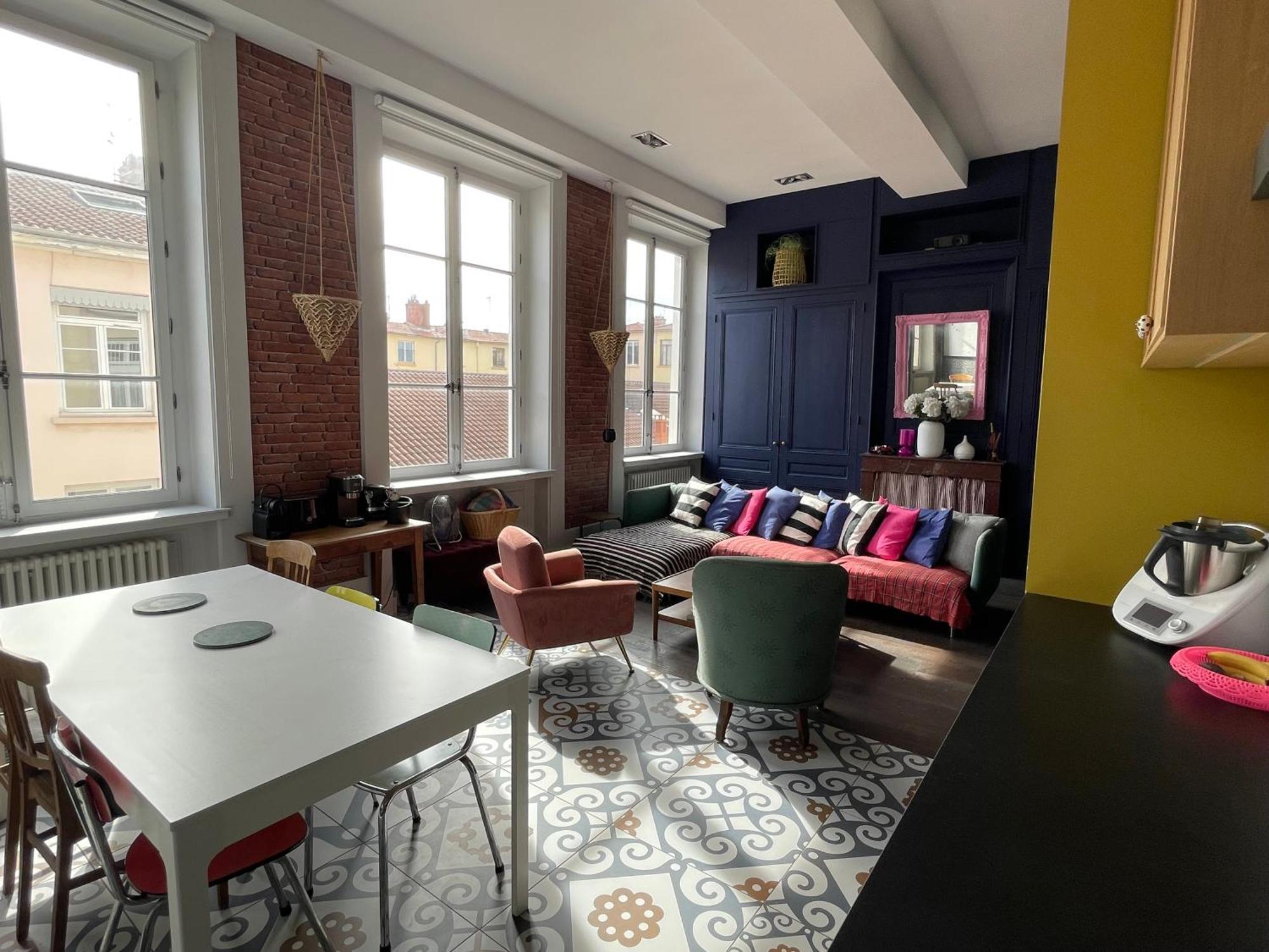 Lyon4 Cocooning Centre Croix Rousse 86m2-4p Appartamento *
